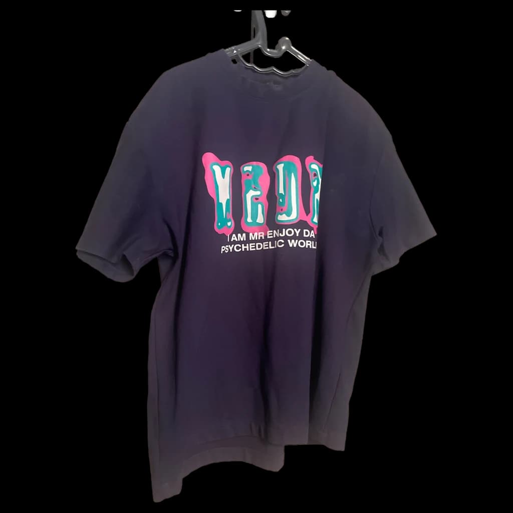 Black Psychedelic Graphic T-Shirt